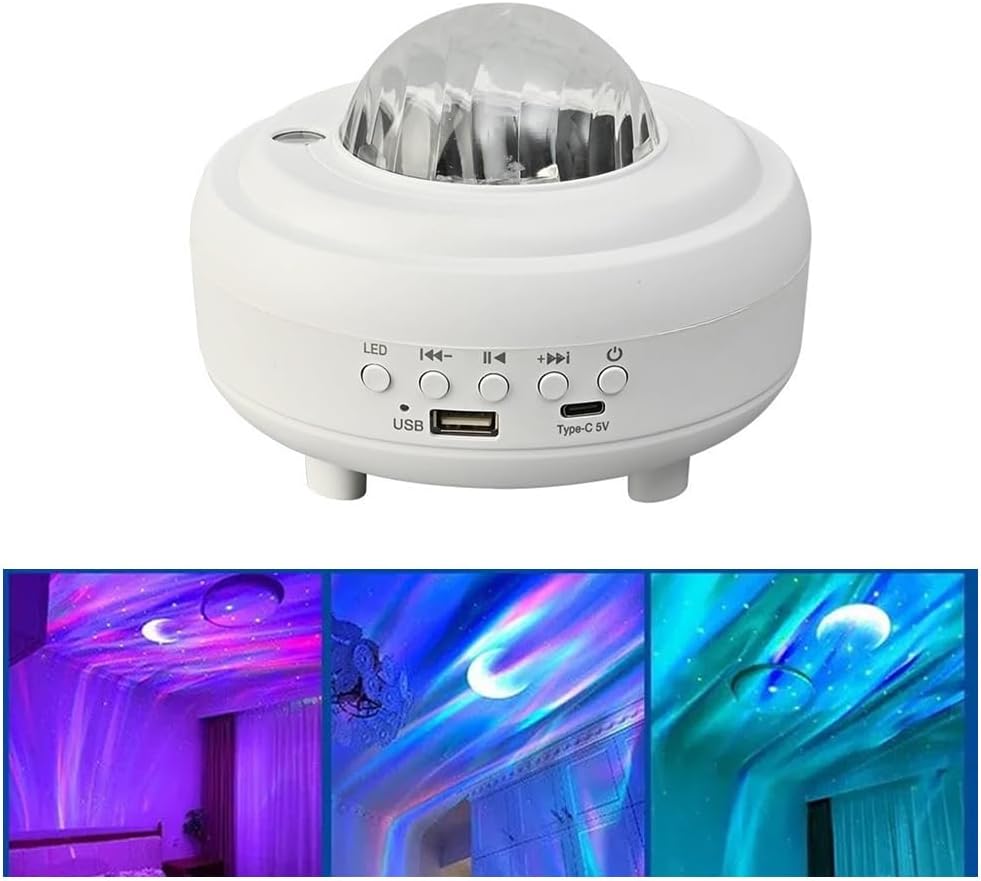 AuroraSky Pro 360° – Projecteur d'Aurores Boréales Connecté