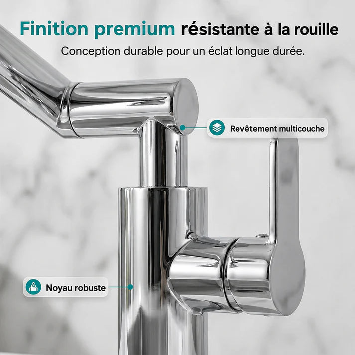 UltraPivot Pro 1080° – Extension de Robinet Pivotante à Double Jet