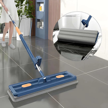 SwiftMop™ - Balai Serpillière Microfibre 360° Grand Format (42cm)