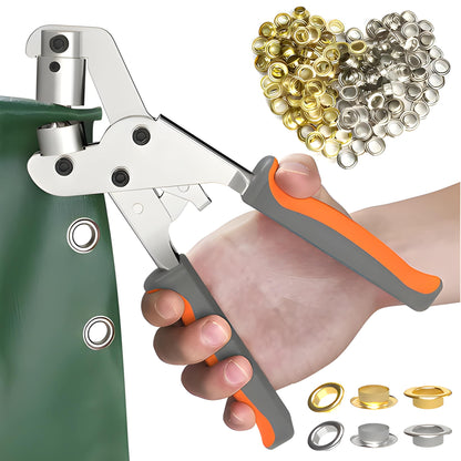 MasterPress Pro – Kit Pince à Œillets Professionnelle à Double Levier