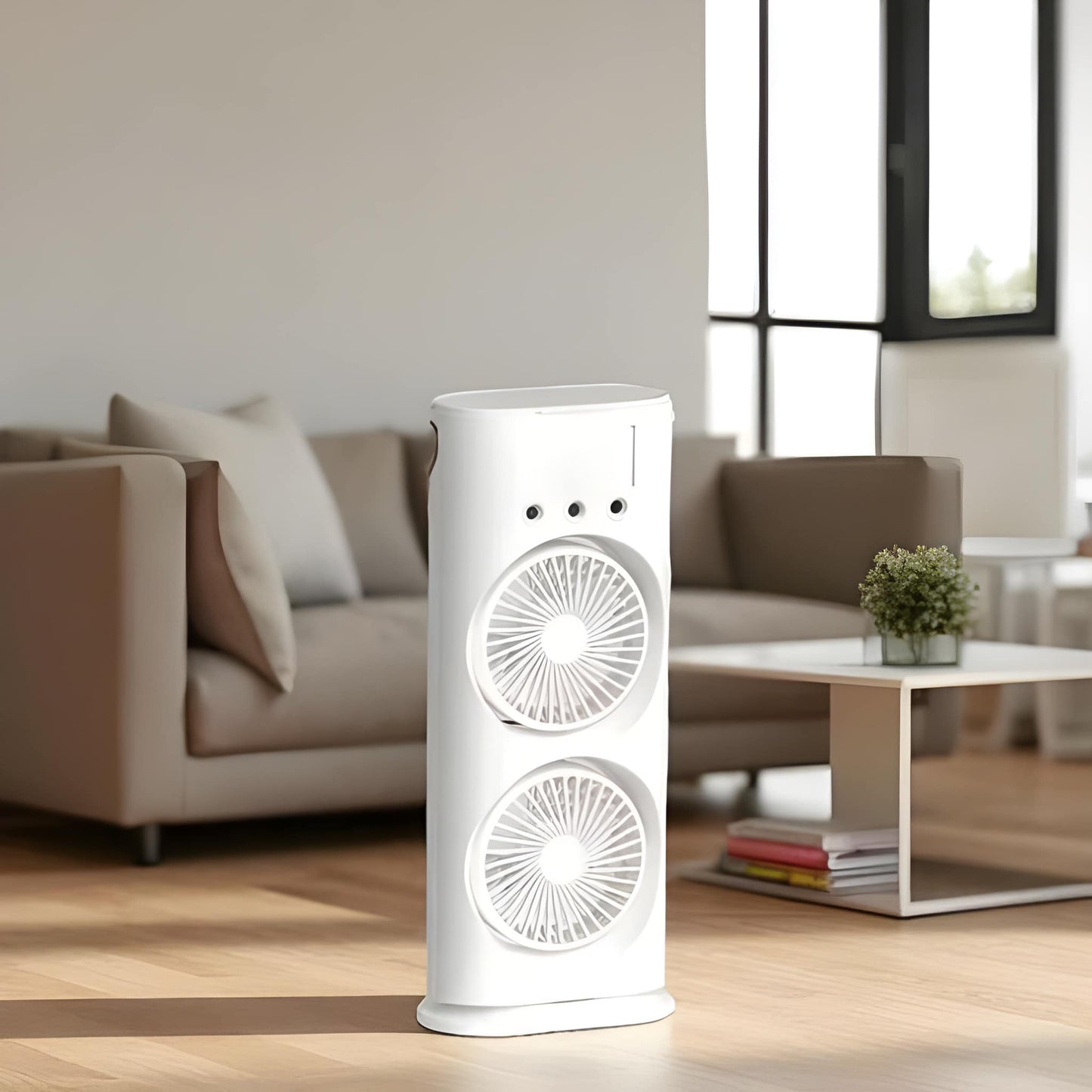 BreezeFlow™ – Ventilateur Humidificateur RGB.